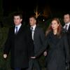 Manuel Valls et sa femme Anne Gravoin - 29e dîner annuel du Conseil représentatif des institutions juives de France (Crif) au Pavillon d'Armenonville à Paris le 4 mars 2014.