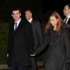 Manuel Valls et sa femme Anne Gravoin - 29e dîner annuel du Conseil représentatif des institutions juives de France (Crif) au Pavillon d'Armenonville à Paris le 4 mars 2014.