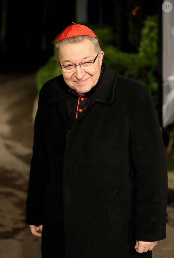 Le cardinal André Vingt-Trois - 29e dîner annuel du Conseil représentatif des institutions juives de France (Crif) au Pavillon d'Armenonville à Paris le 4 mars 2014.