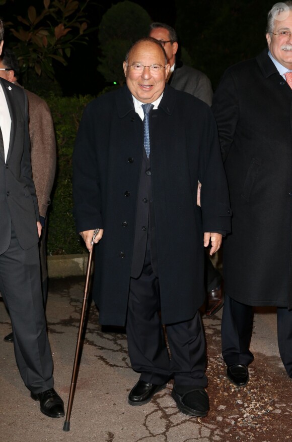 Dalil Boubakeur - 29e dîner annuel du Conseil représentatif des institutions juives de France (Crif) au Pavillon d'Armenonville à Paris le 4 mars 2014.