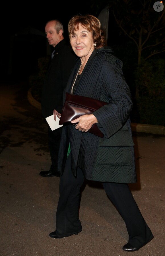 Edith Cresson - 29e dîner annuel du Conseil représentatif des institutions juives de France (Crif) au Pavillon d'Armenonville à Paris le 4 mars 2014.