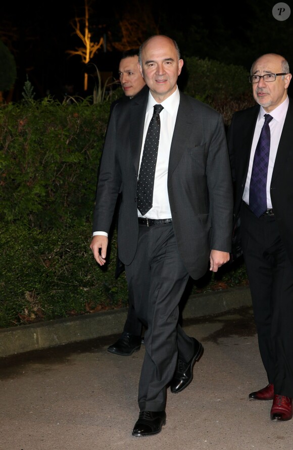 Pierre Moscovici - 29e dîner annuel du Conseil représentatif des institutions juives de France (Crif) au Pavillon d'Armenonville à Paris le 4 mars 2014.