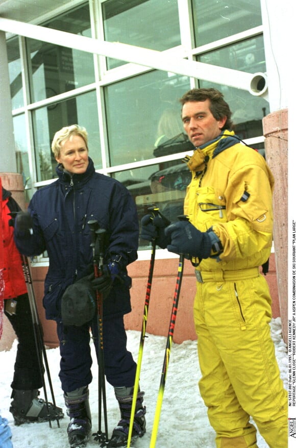 Glen Close et Robert Kennedy Jr. à Aspen en 1997