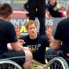 Le prince Harry au Queen Elizabeth Park le 6 mars lors de l'annonce officielle des 1ers Invictus Games, jeux paralympiques militaires qui se tiendront du 10 au 14 septembre 2014.