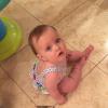 Holly Madison a posté cette raivssante photo de sa fille Rainsbow à l'occasion de son premier anniversaire, le 5 mars 2014.