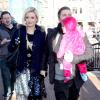 Holly Madison avec son époux et leur fille au festival de Sundace, le 18 janiver 2014.