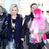 Holly Madison avec son époux et leur fille au festival de Sundace, le 18 janiver 2014.