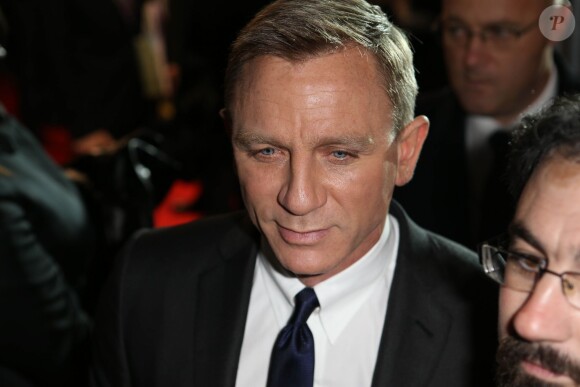 Daniel Craig à Paris le 24 Octobre 2012.