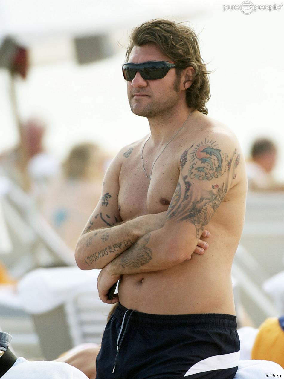 Christian Vieri à Miami le 1er janvier 2010.