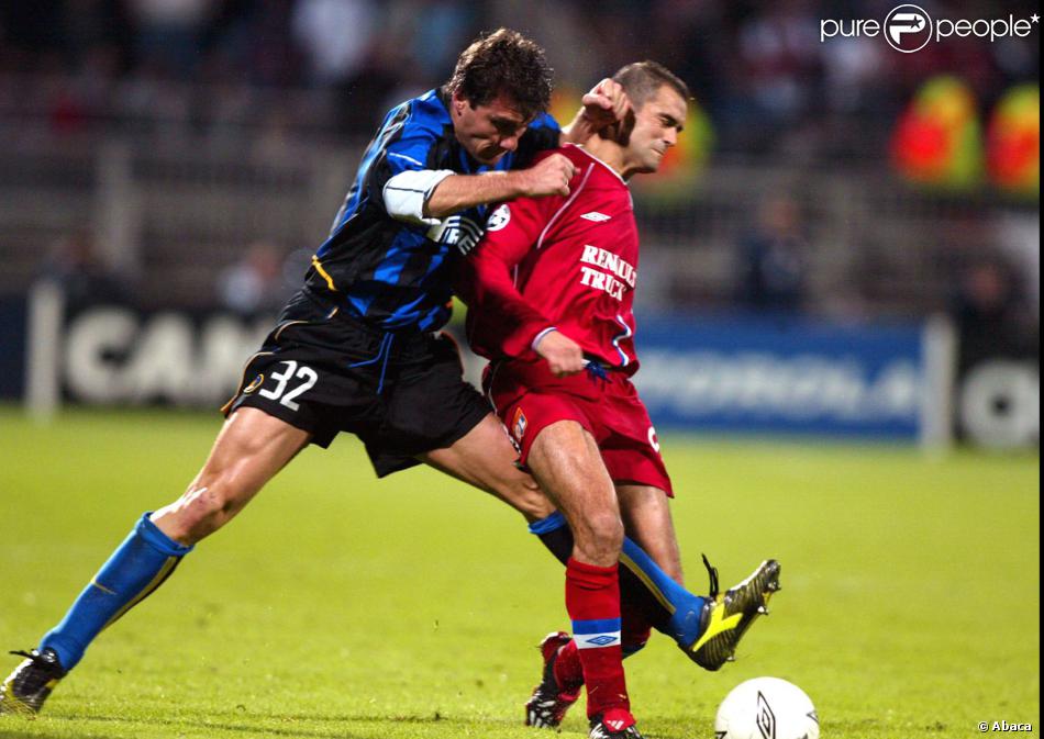 Christian Vieri contre l&#039;OL en octobre 2002.