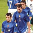 Gianluca Zambrotta, Christian Vieri et Andrea Pirlo lors de l'Euro 2004.