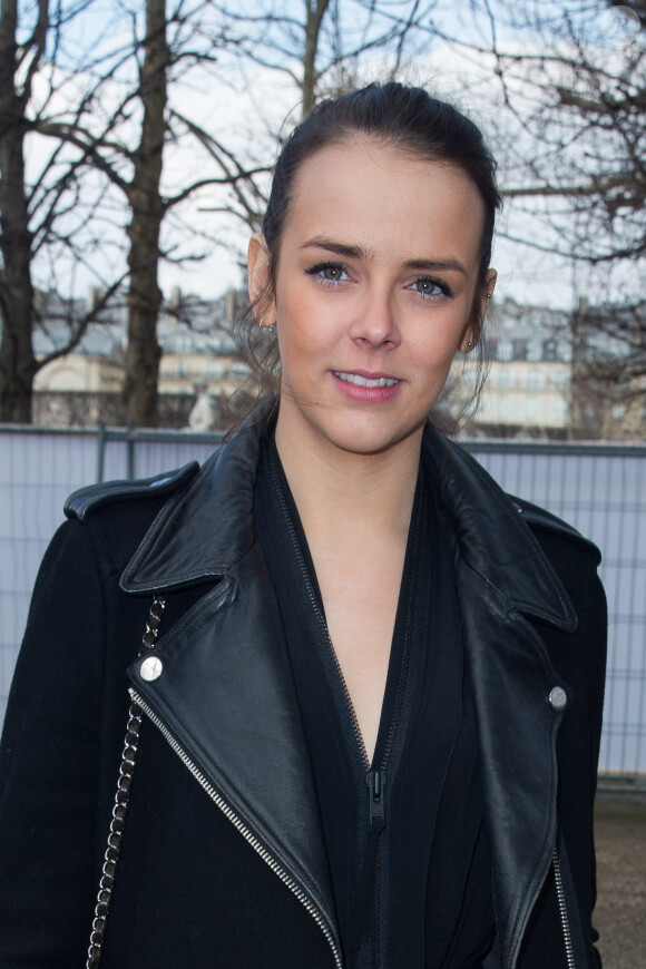 Pauline Ducruet (fille de la princesse Stéphanie de Monaco) à la Fahsion Week de Paris, le 4 mars 2014.