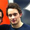 Le hockeyeur Tim Bozon avec un de ses ex-coéquipiers