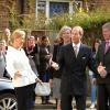 Le prince Edward et son épouse la comtesse Sophie de Wessex ont visité l'école primaire Robert Browning à Walworth, le 10 mars 2014, jour du 50e anniversaire du prince.
