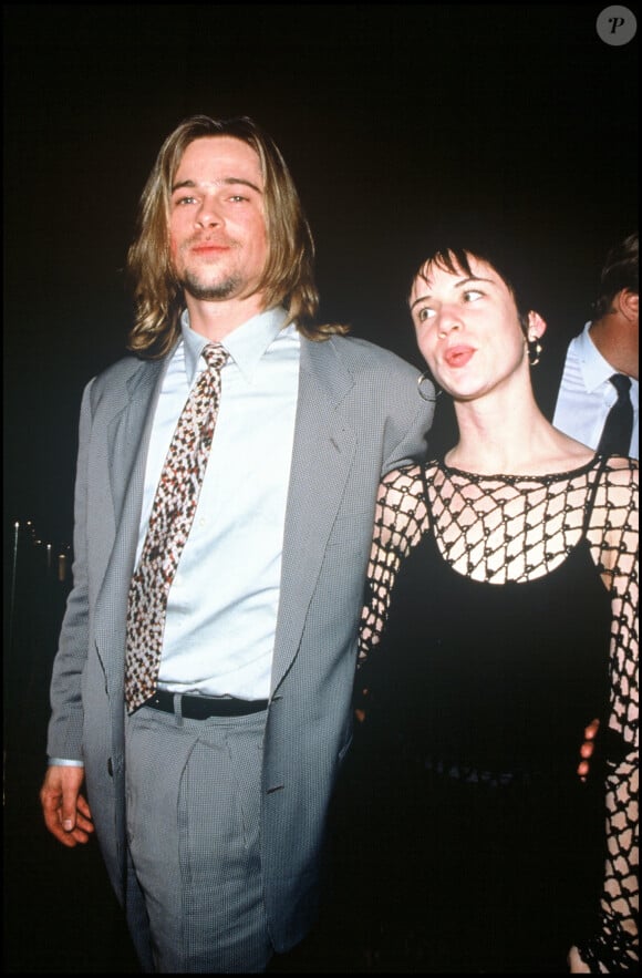 Brad Pitt et Juliette Lewis lors du festival Showest à New York le 12 mars 1993