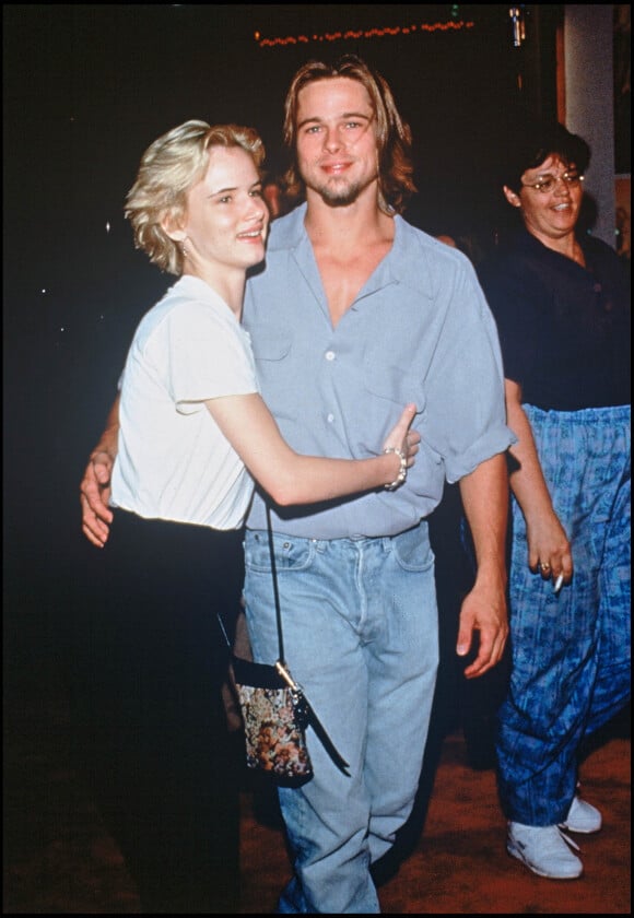 Brad Pitt et Juliette Lewis à Los Angeles le 29 septembre 1992