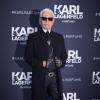 Karl Lagerfeld - Lancement du parfum Karl Lagerfeld au Palais Brongniart à Paris, le 11 mars 2014.