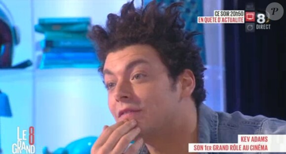 Kev Adams sur le plateau du Grand 8, le 12 mars 2014.
