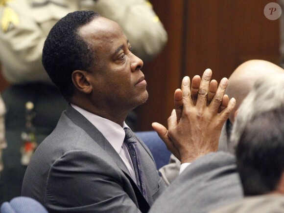 Le docteur Conrad Murray lors de son procès sur la mort de Michael Jackson, le 29 novembre 2011 devant la Cour Supérieure de Los Angeles