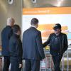 Johnny Hallyday à son arrivée à l'aéroport de Roissy Charles de Gaulle le 11 mars 2014. Le taulier, arrivé seul, est à Paris pour la promotion du film de Claude Lelouch "Salaud, on t'aime".