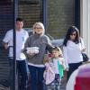 Exclusif - Jamie Lynn Spears se rend au cinéma de bon matin avec sa mère Lynne et sa fille Maddie à Kentwood, le 12 mars 2014.