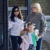 Exclusif - Jamie Lynn Spears se rend au cinéma de bon matin avec sa mère Lynne et sa fille Maddie à Kentwood, le 12 mars 2014.