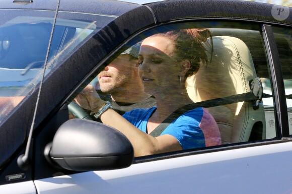 Britney Spears quitte une salle de sport à Los Angeles, le 12 mars 2014.