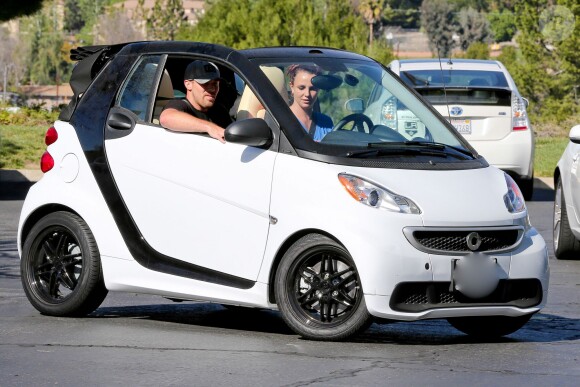 Britney Spears quitte une salle de sport à Los Angeles, le 12 mars 2014.