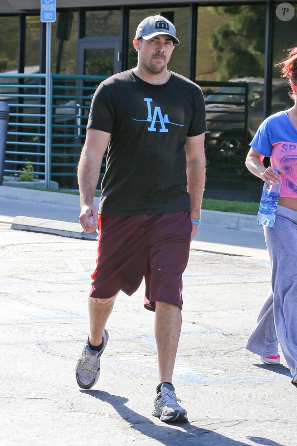 Britney Spears quitte une salle de sport à Los Angeles, le 12 mars 2014.