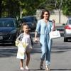 Jessica Alba accompagne sa fille Honor Marie Warren (son mini-moi) à une fête d'anniversaire à Los Angeles, le 15 mars 2014.