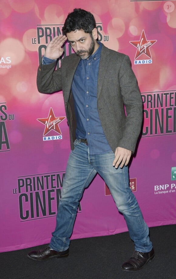Manu Payet lors du lancement de la 15e édition du "Printemps du Cinéma" à l'UGC Ciné Cité la Défense à Paris le 16 mars 2014