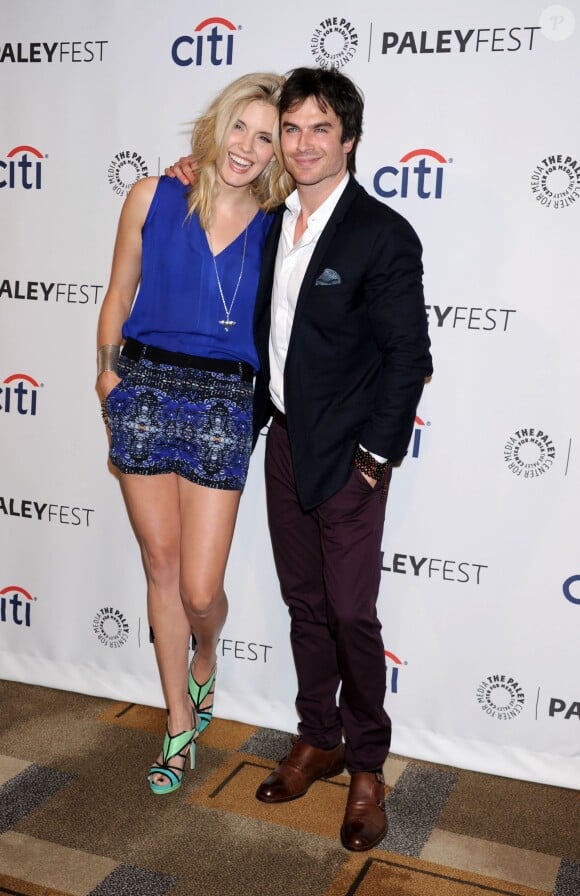 Maggie Grace et Ian Somerhalder de "Lost" à Los Angeles, le 16 mars 2014.