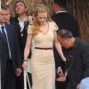 Nicole Kidman porte une robe L'Wren Scott (collection automne 2012) en se rendant sur le plateau du Grand Journal à Cannes. Mai 2012.
