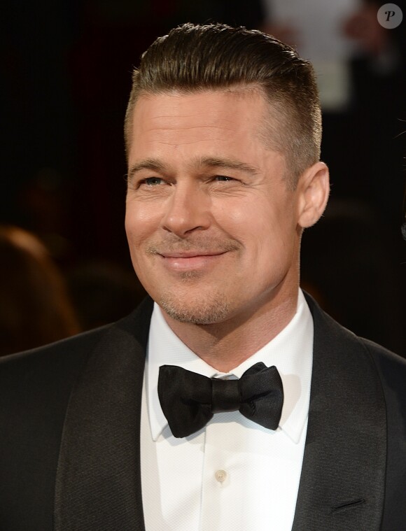 Brad Pitt lors de la 86 cérémonie des Oscars à Hollywood, le 2 mars 2014.