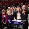 Nathalie Kosciusko-Morizet lors de son dernier grand meeting de campagne pour les municipales à Paris le 19 mars 2014.