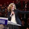 Nathalie Kosciusko-Morizet lors de son dernier grand meeting de campagne pour les municipales à Paris le 19 mars 2014.
