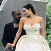 Kanye West et Kim Kardashian dans les coulisses de leur shooting pour Vogue.