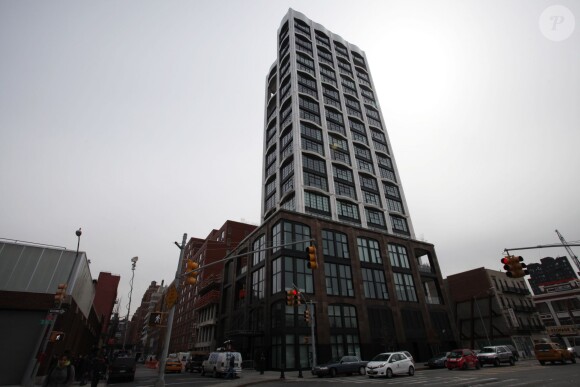 Vue de l'immeuble de L'Wren Scott à New York, le 17 mars 2014.