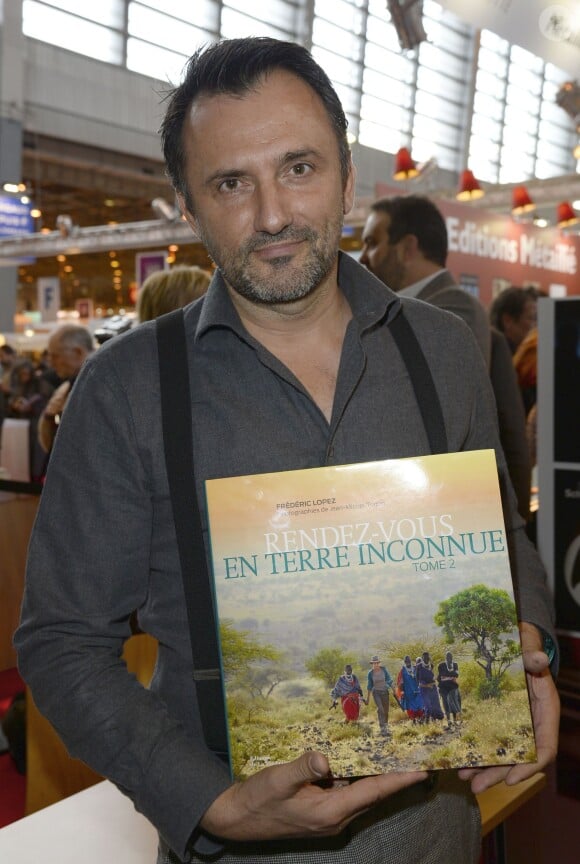Frédéric Lopez à la 34e édition du Salon du Livre à Paris, Porte de Versailles, le 22 mars 2014.