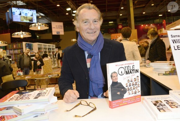 William Leymergie à la 34e édition du Salon du Livre à Paris, Porte de Versailles, le 22 mars 2014.