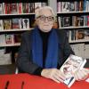 Roland Dumas à la 34e édition du Salon du Livre à Paris, Porte de Versailles, le 22 mars 2014.