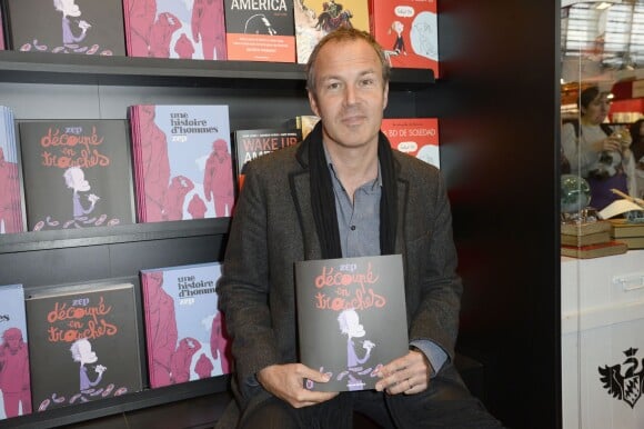 Zep à la 34e édition du Salon du Livre à Paris, Porte de Versailles, le 22 mars 2014.