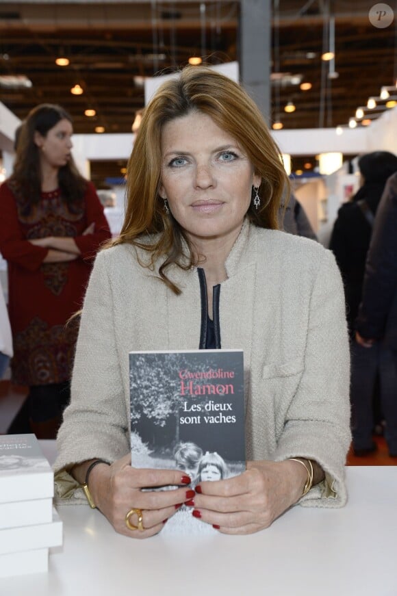 Gwendoline Hamon à la 34e édition du Salon du Livre à Paris, Porte de Versailles, le 22 mars 2014.