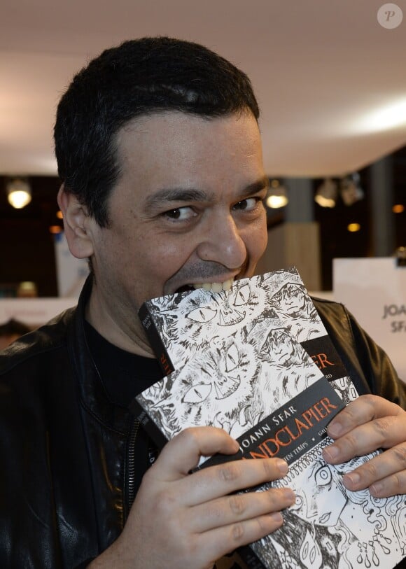 Joann Sfar à la 34e édition du Salon du Livre à Paris, Porte de Versailles, le 22 mars 2014.
