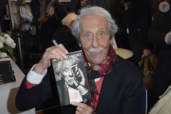 Jean Rochefort à la 34e édition du Salon du Livre à Paris, Porte de Versailles, le 22 mars 2014.