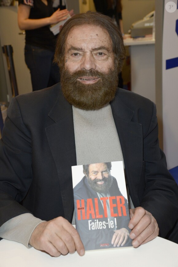 Marek Halter à la 34e édition du Salon du Livre à Paris, Porte de Versailles, le 22 mars 2014.