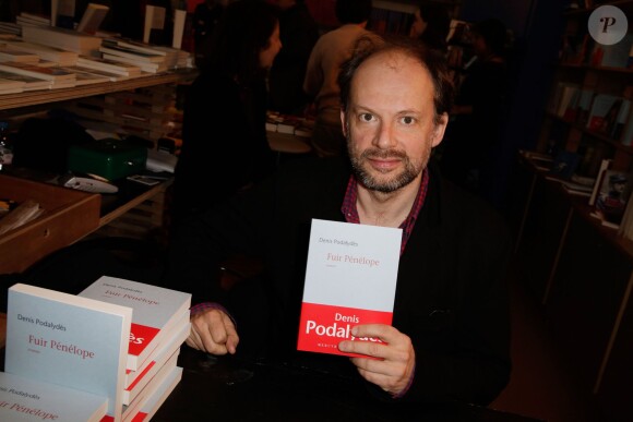 Denis Podalydes à la 34e édition du Salon du Livre à Paris, Porte de Versailles, le 22 mars 2014.