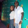 Chad Johnson et sa désormais ex-femme Evelyn Lozada à Miami, le 26 mars 2009.