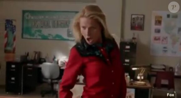 Gwyneth Paltrow dans le 100e épisode de la série Glee.