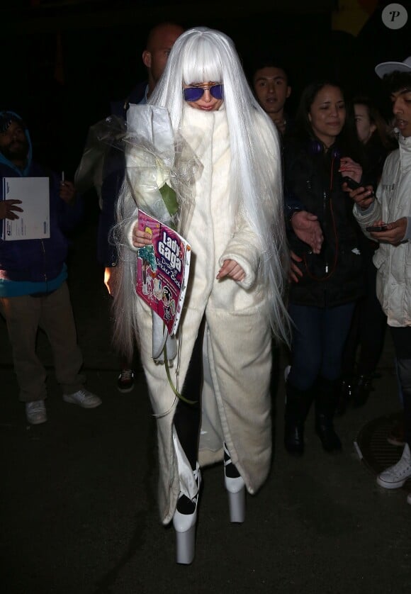 Lady Gaga à New York le 25 mars 2014